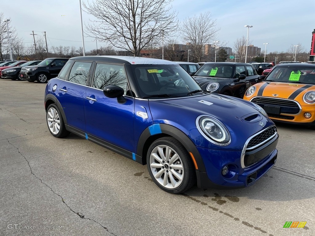 Starlight Blue Metallic 2021 Mini Hardtop Cooper S 4 Door Exterior Photo #140805503