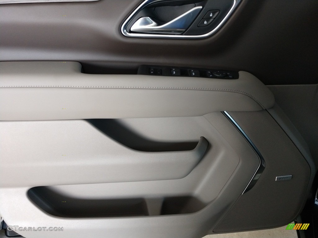 2021 Chevrolet Tahoe Z71 4WD Gideon/­Very Dark Atmosphere Door Panel Photo #140805533