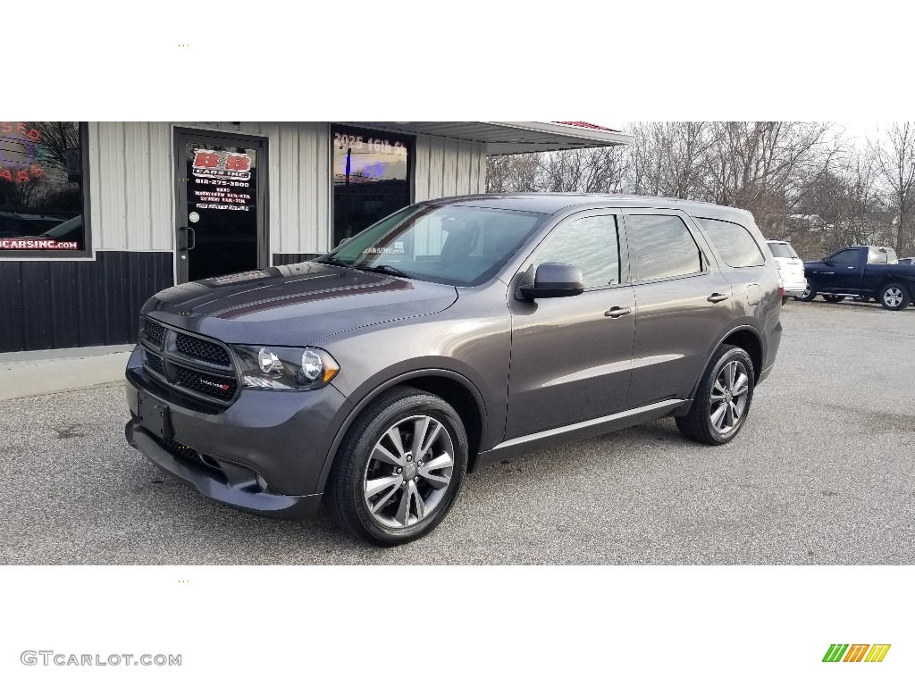 2013 Durango SXT AWD - Maximum Steel Metallic / Dark Graystone/Medium Graystone photo #1