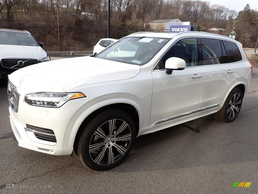 Crystal White Metallic 2021 Volvo XC90 T6 AWD Inscription Exterior Photo #140806277