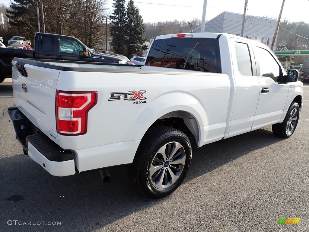 2019 F150 STX SuperCab 4x4 - Oxford White / Earth Gray photo #5