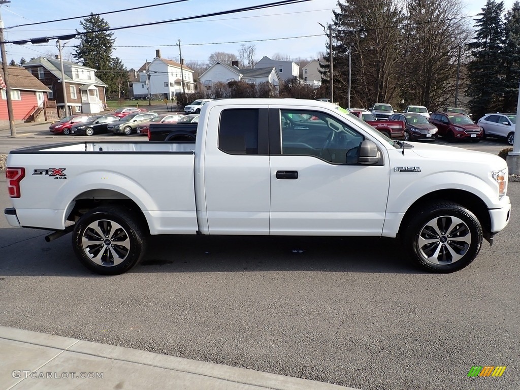2019 F150 STX SuperCab 4x4 - Oxford White / Earth Gray photo #6