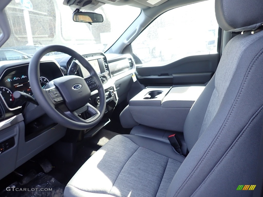 2021 F150 XL SuperCrew 4x4 - Stone Gray / Medium Dark Slate photo #7