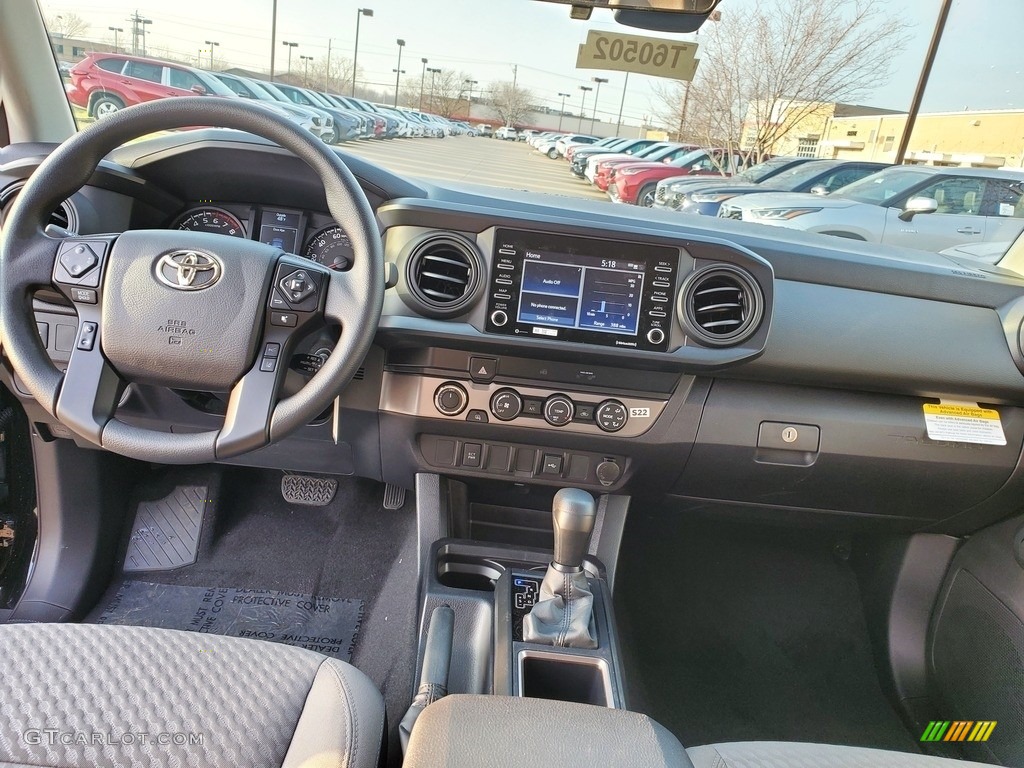 2021 Toyota Tacoma SR Access Cab 4x4 Cement Dashboard Photo #140807231