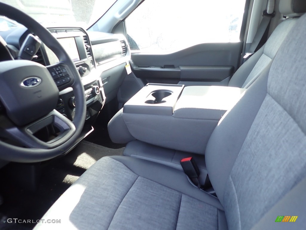 2021 F150 XL SuperCrew 4x4 - Stone Gray / Medium Dark Slate photo #12