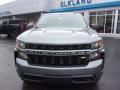 2021 Satin Steel Metallic Chevrolet Silverado 1500 Custom Crew Cab 4x4  photo #7