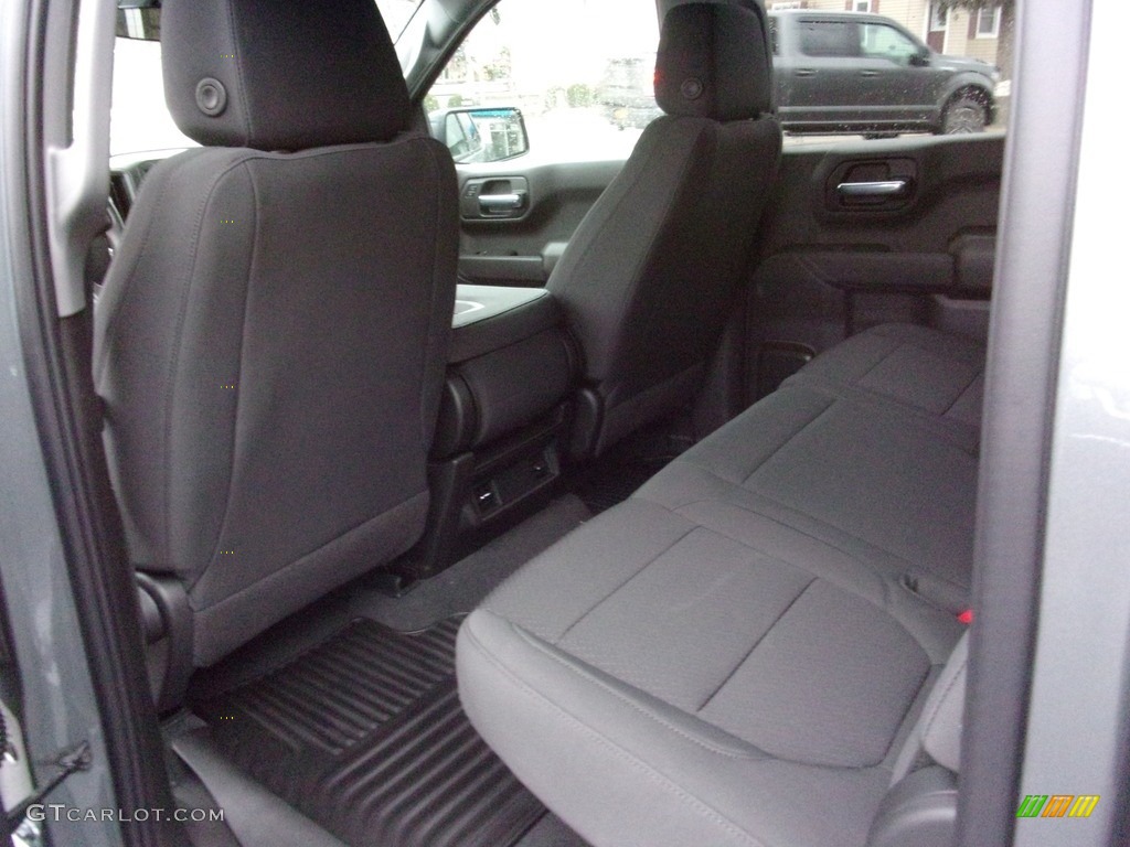 Jet Black Interior 2021 Chevrolet Silverado 1500 Custom Crew Cab 4x4 Photo #140807774