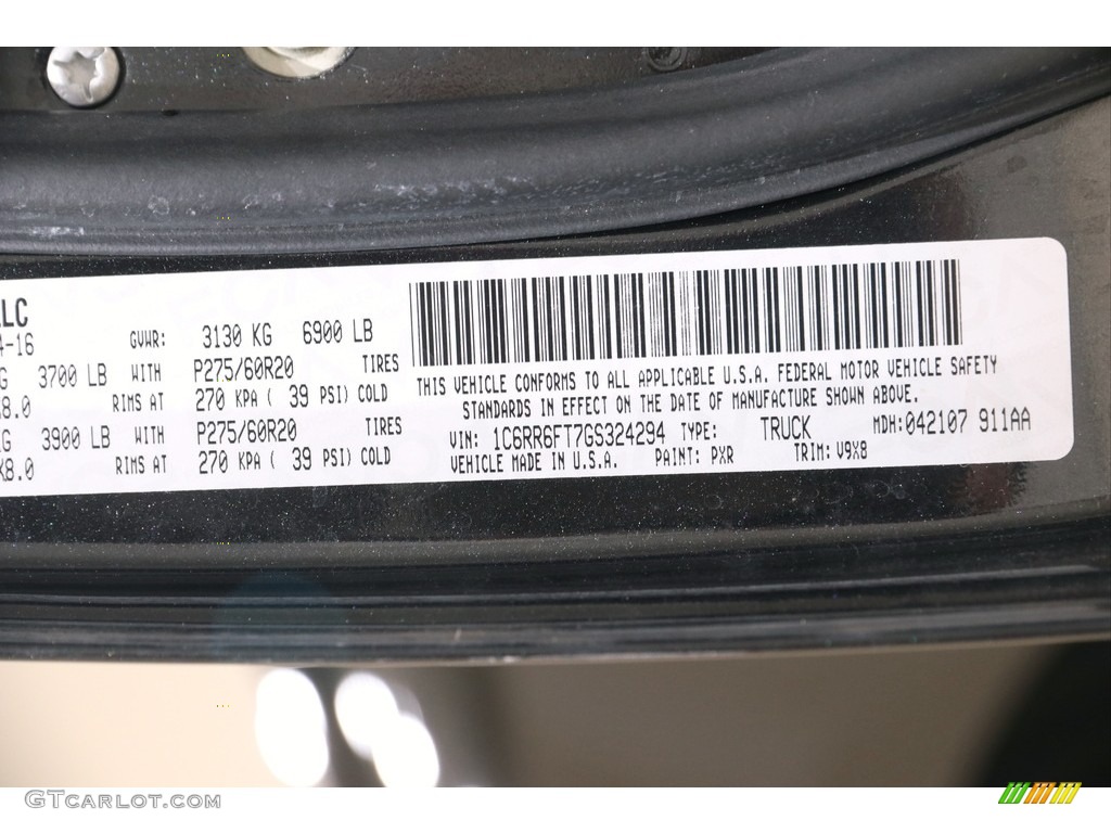 2016 Ram 1500 Express Quad Cab Color Code Photos