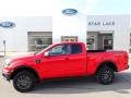 2021 Race Red Ford Ranger XLT SuperCab 4x4  photo #1