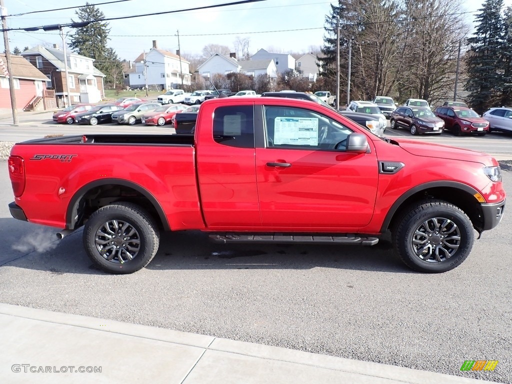 Race Red 2021 Ford Ranger XLT SuperCab 4x4 Exterior Photo #140808374