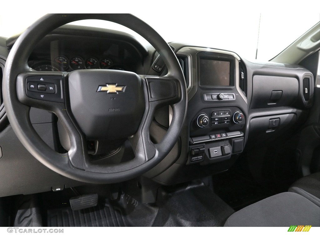 2020 Chevrolet Silverado 3500HD Work Truck Regular Cab 4x4 Jet Black Dashboard Photo #140808380