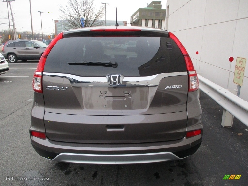 2016 CR-V EX AWD - Kona Coffee Metallic / Beige photo #4
