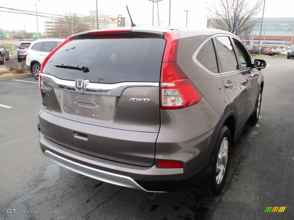 2016 CR-V EX AWD - Kona Coffee Metallic / Beige photo #5