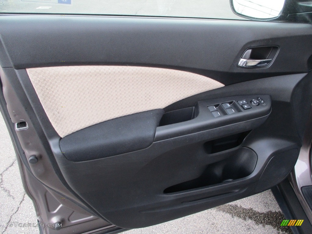 2016 CR-V EX AWD - Kona Coffee Metallic / Beige photo #10