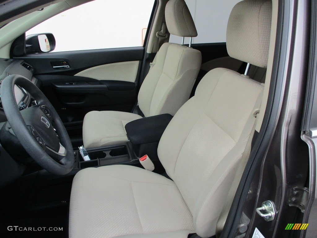2016 CR-V EX AWD - Kona Coffee Metallic / Beige photo #12