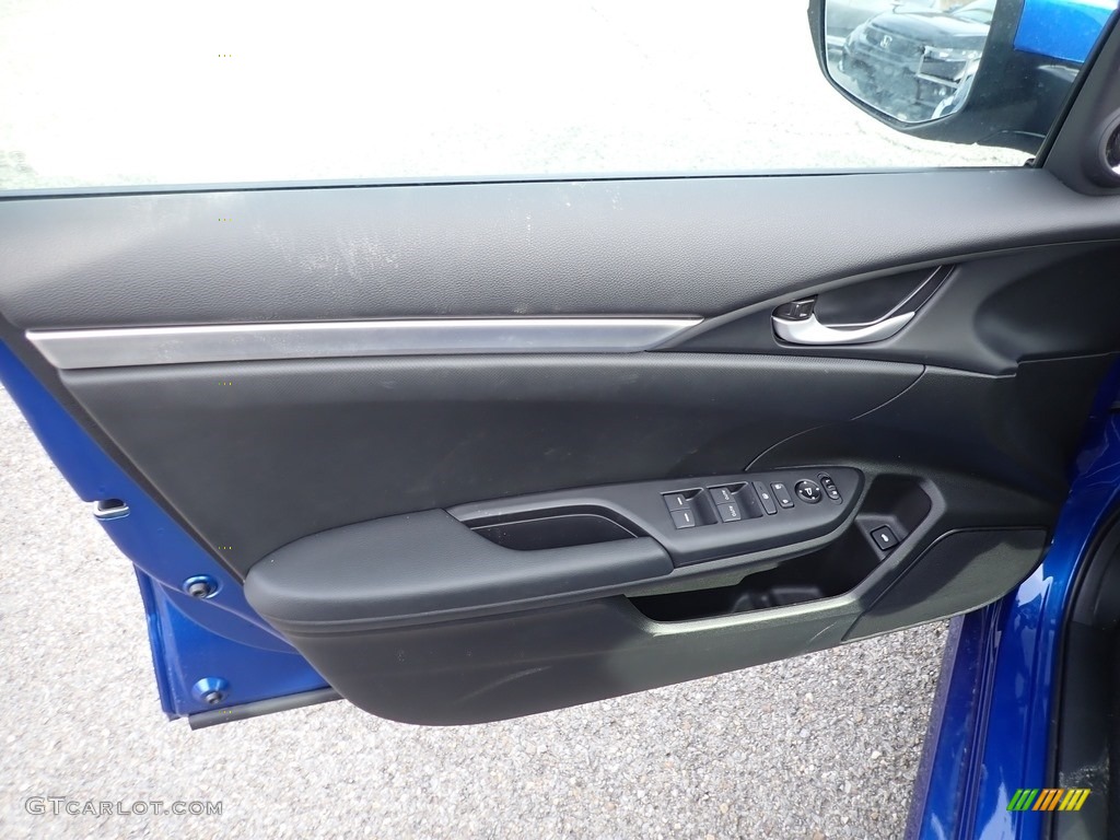 2021 Civic Sport Sedan - Aegean Blue Metallic / Black photo #11
