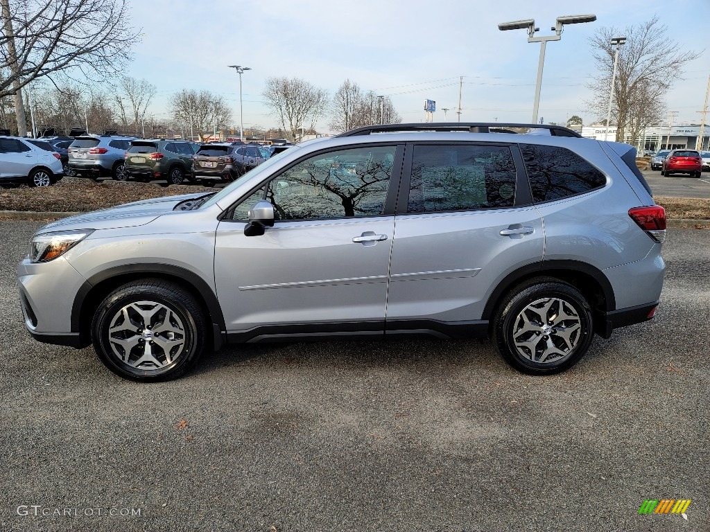Ice Silver Metallic 2021 Subaru Forester 2.5i Premium Exterior Photo #140809571