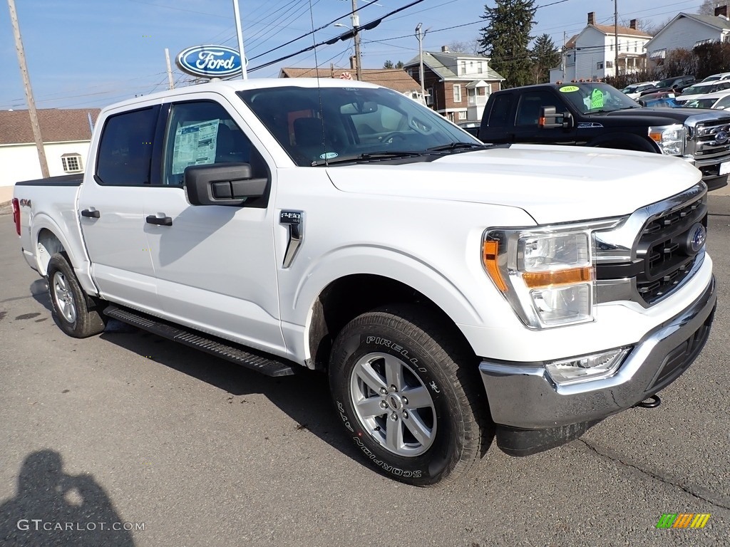 Oxford White 2021 Ford F150 XLT SuperCrew 4x4 Exterior Photo #140809883