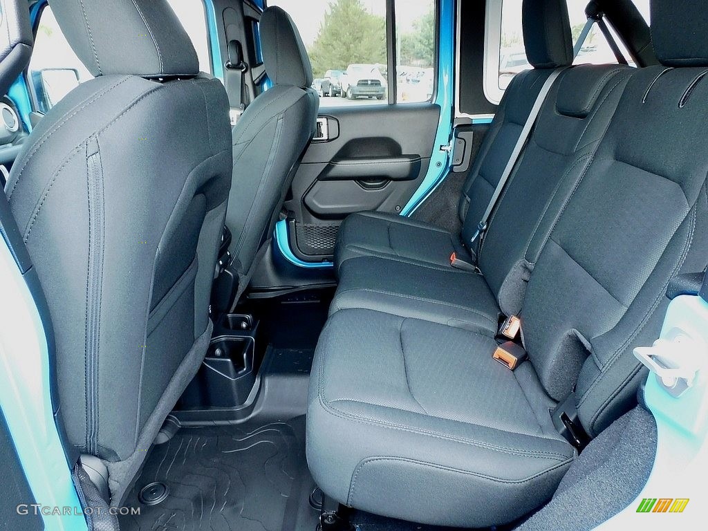 Black Interior 2021 Jeep Wrangler Unlimited Sahara 4x4 Photo #140809916