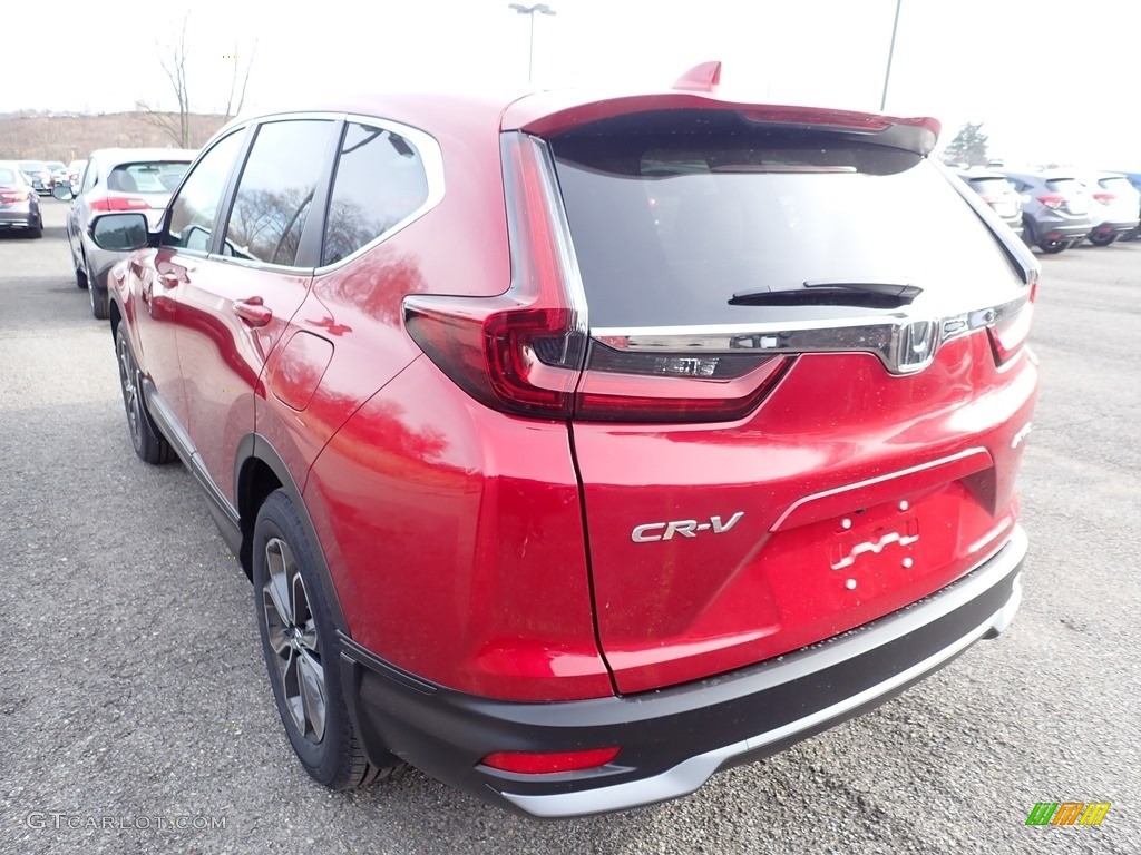 2021 CR-V EX-L AWD - Radiant Red Metallic / Gray photo #3