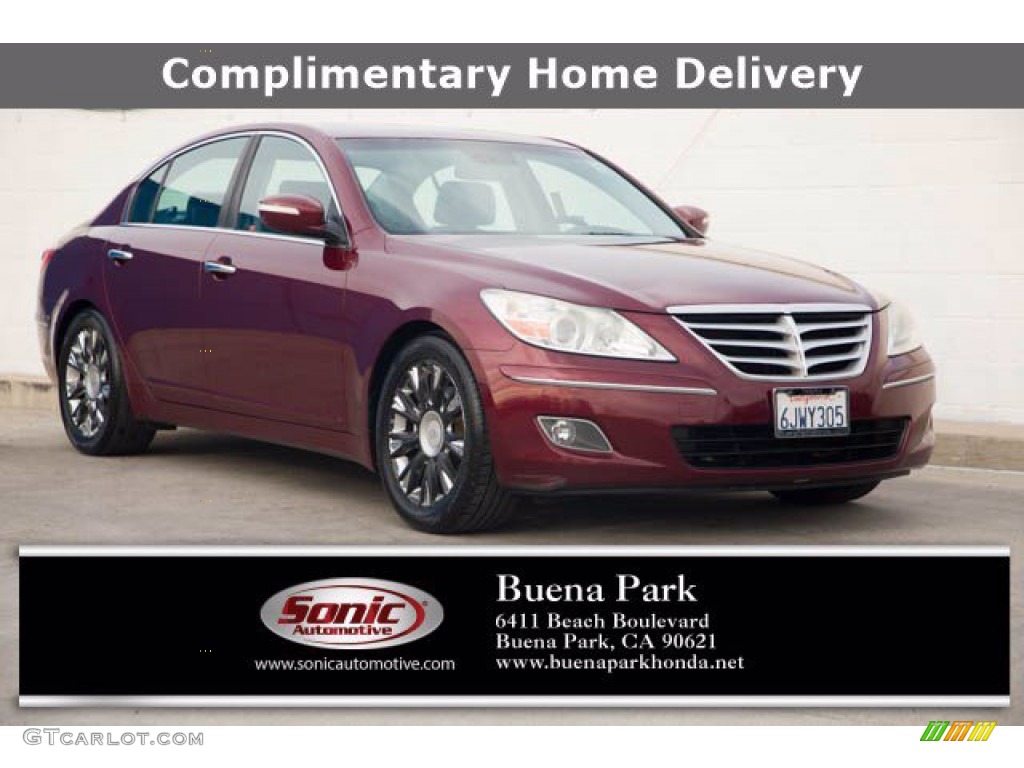 Cabernet Red Pearl Hyundai Genesis