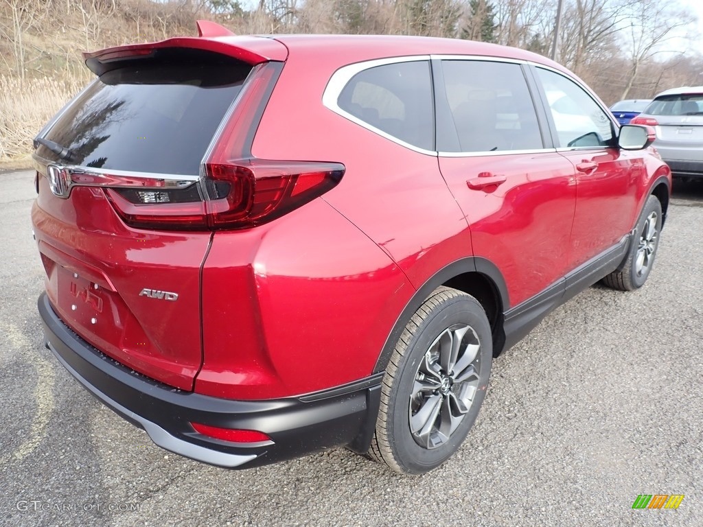 2021 CR-V EX-L AWD - Radiant Red Metallic / Gray photo #5