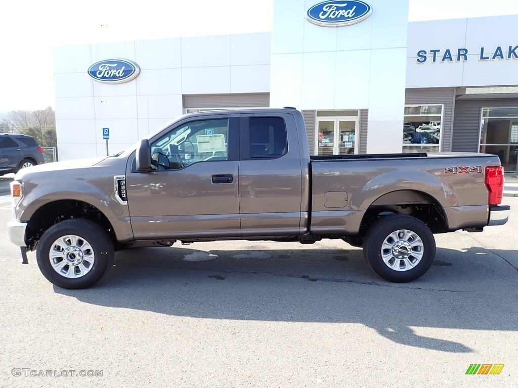 2021 F350 Super Duty XL SuperCab 4x4 - Stone Gray / Medium Earth Gray photo #2