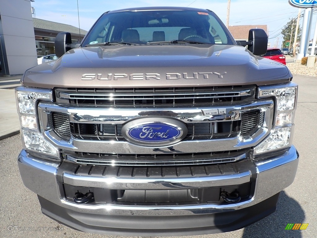 2021 F350 Super Duty XL SuperCab 4x4 - Stone Gray / Medium Earth Gray photo #8