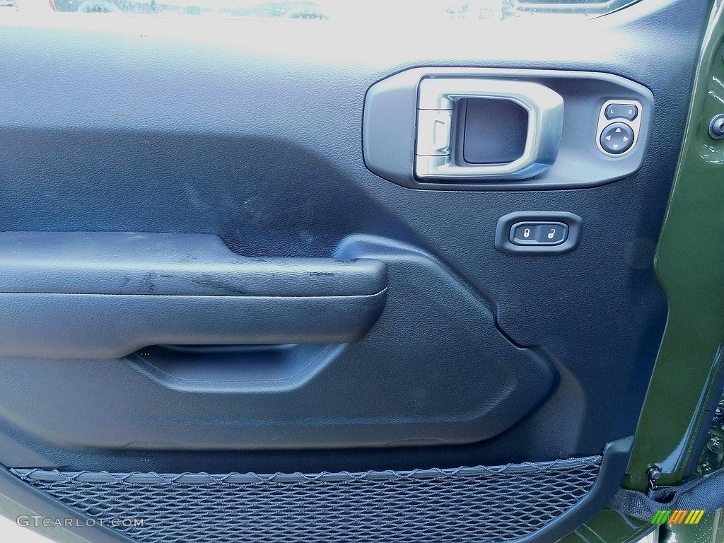 2021 Jeep Wrangler Unlimited Freedom Edition 4x4 Black Door Panel Photo #140810450