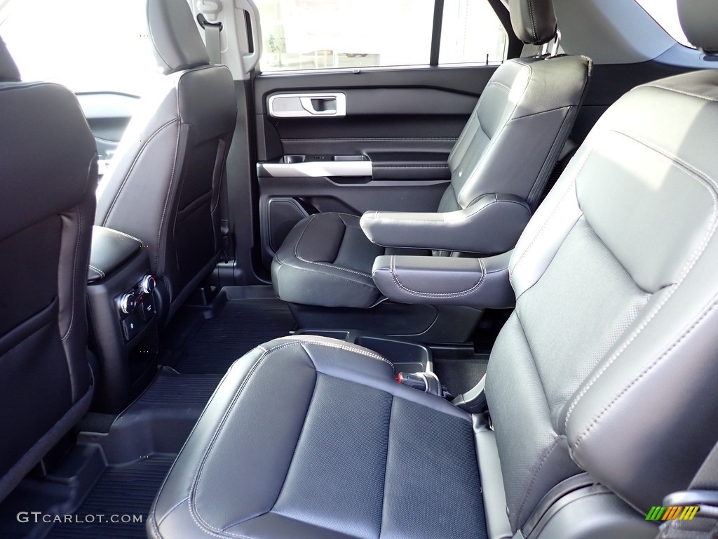 Ebony Interior 2021 Ford Explorer Limited Photo #140810963