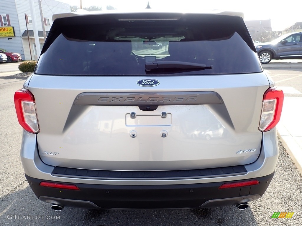 2021 Explorer XLT 4WD - Iconic Silver Metallic / Light Slate photo #4