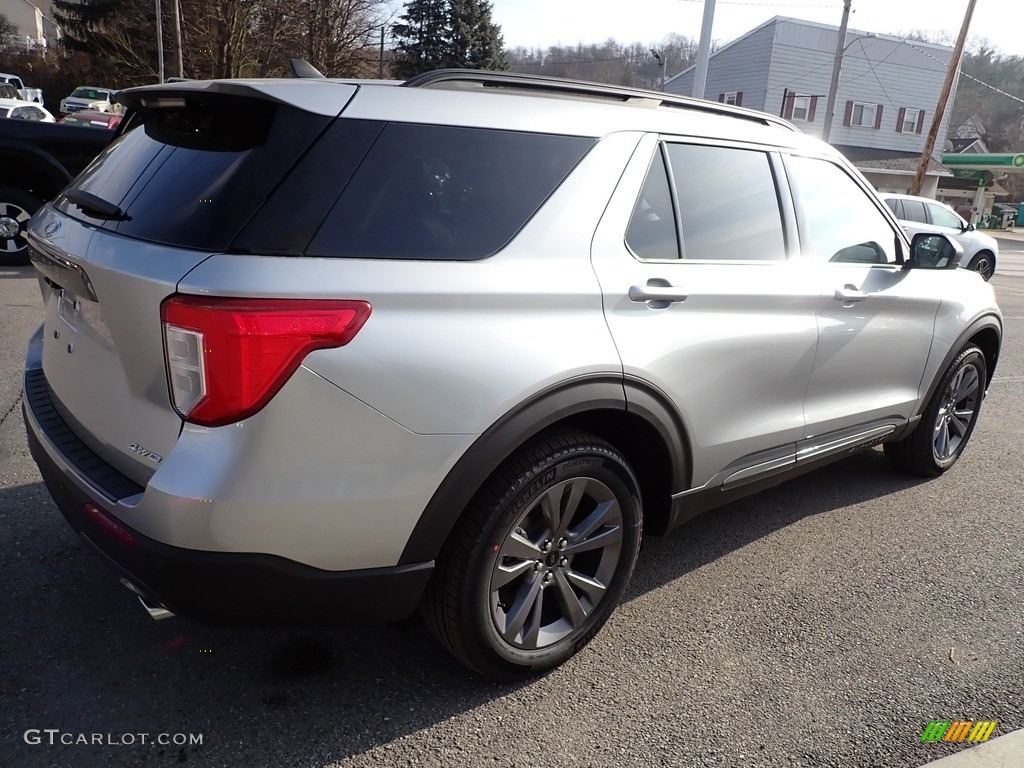 2021 Explorer XLT 4WD - Iconic Silver Metallic / Light Slate photo #6