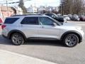 Iconic Silver Metallic 2021 Ford Explorer XLT 4WD Exterior