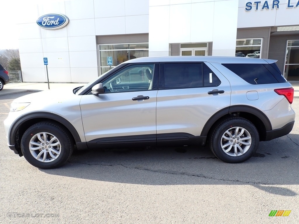 2021 Explorer 4WD - Iconic Silver Metallic / Light Slate photo #2