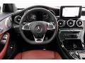 Cranberry Red/Black Dashboard Photo for 2018 Mercedes-Benz C #140811911