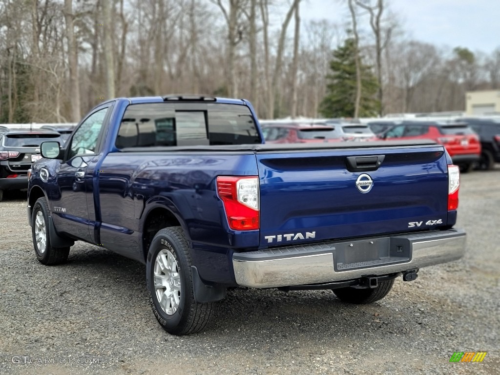 Deep Blue Pearl 2017 Nissan Titan S Single Cab 4x4 Exterior Photo #140812208