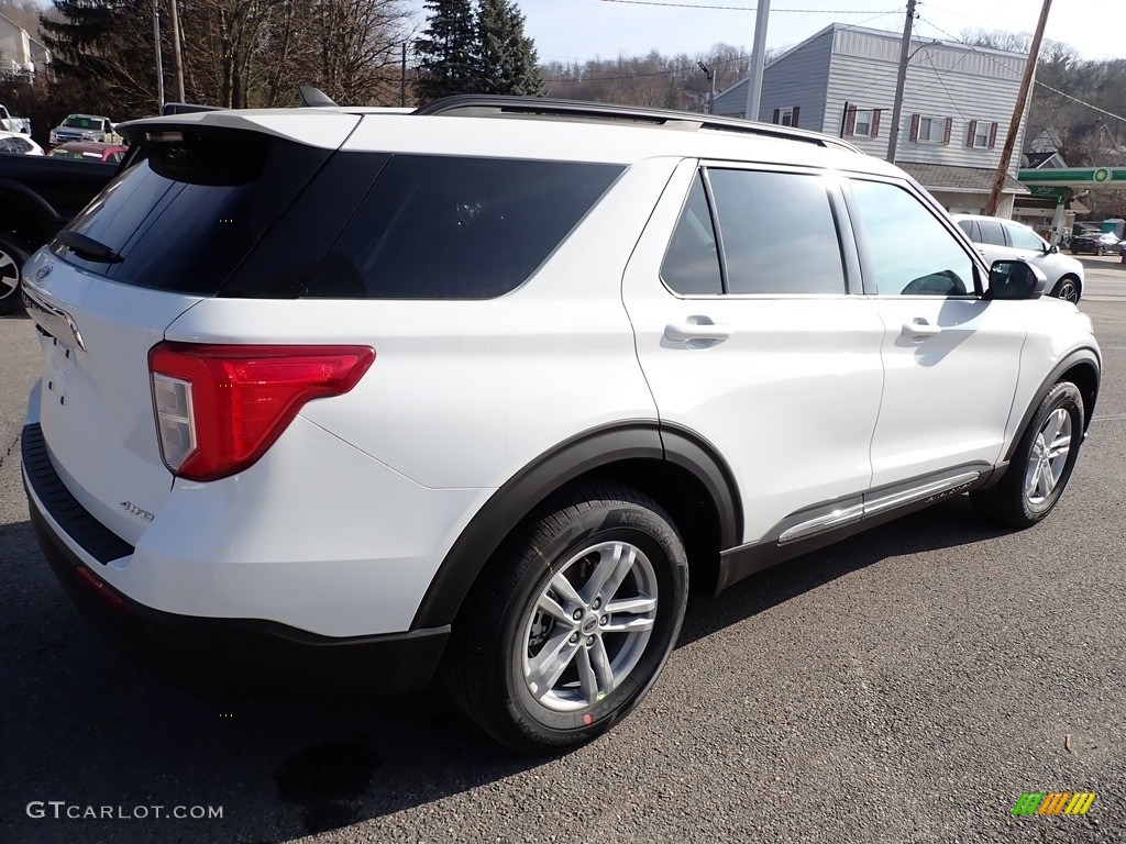 2021 Explorer XLT 4WD - Oxford White / Ebony photo #6