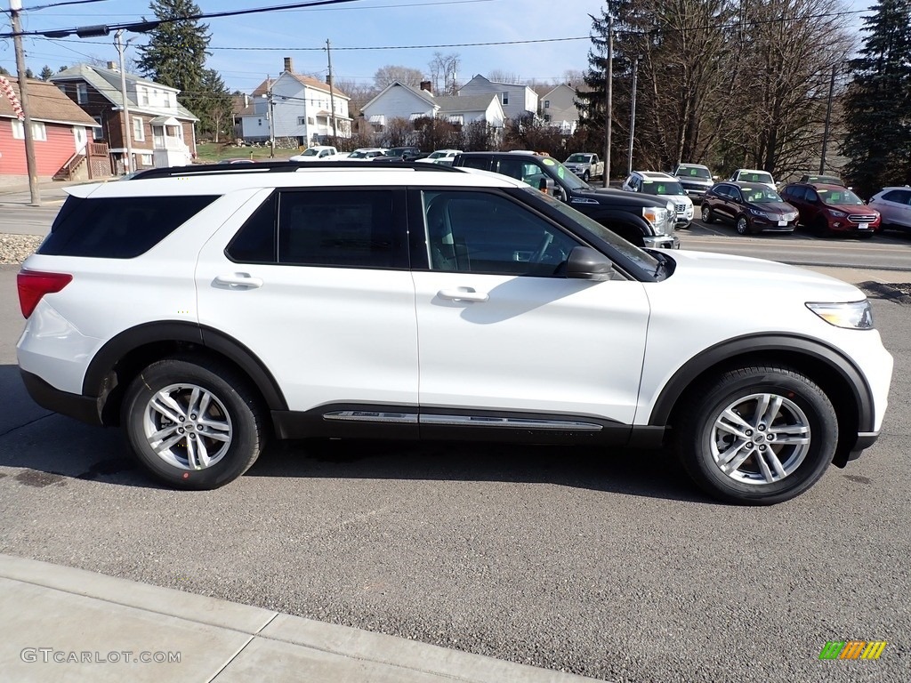 2021 Explorer XLT 4WD - Oxford White / Ebony photo #7