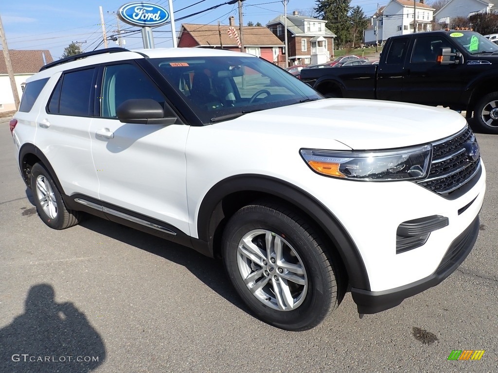 2021 Explorer XLT 4WD - Oxford White / Ebony photo #8