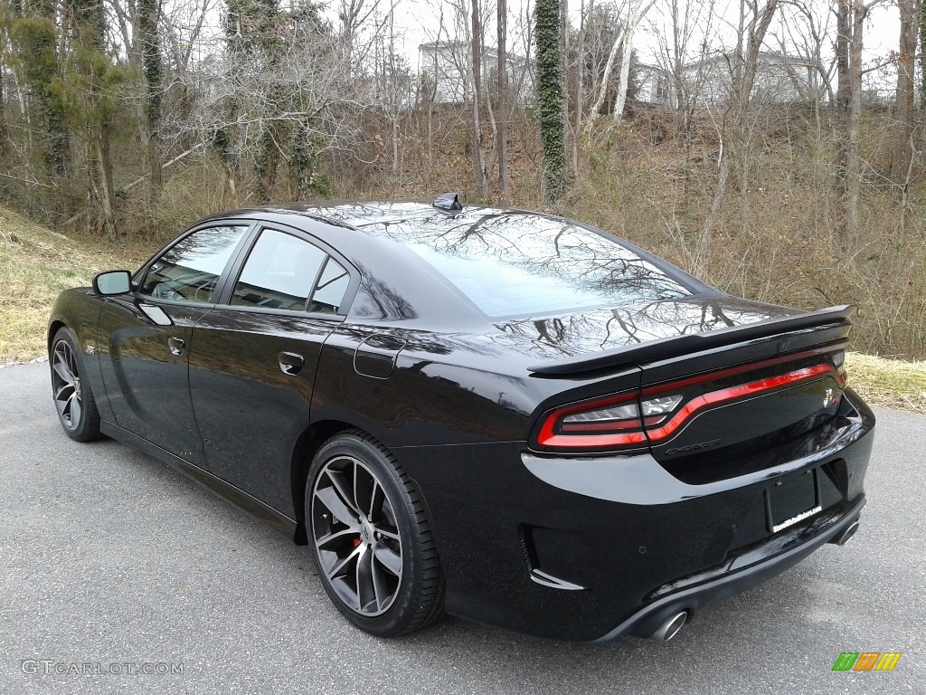 2017 Charger R/T Scat Pack - Pitch-Black / Black photo #8