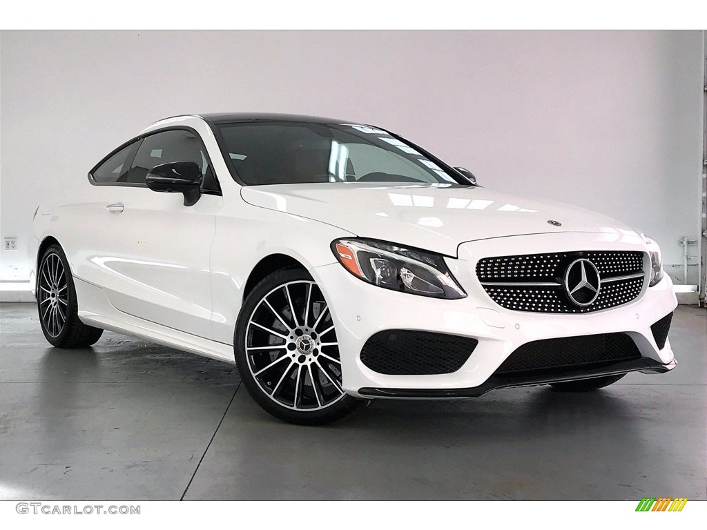 Polar White 2018 Mercedes-Benz C 300 Coupe Exterior Photo #140812670