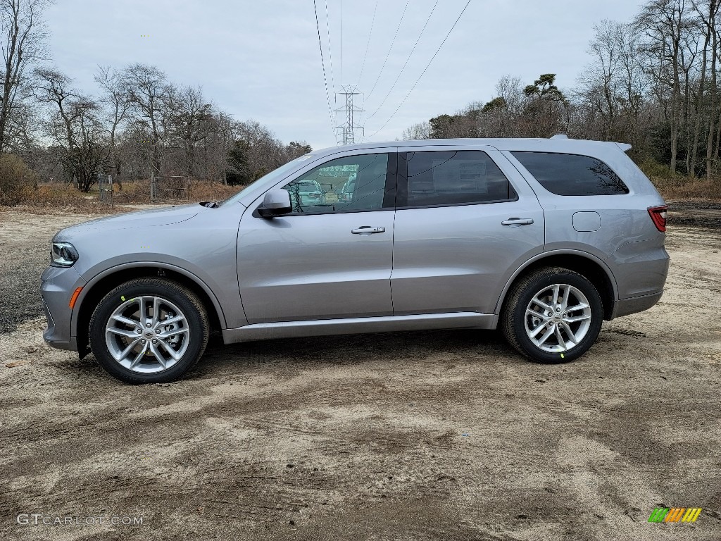 Billet Silver Metallic 2021 Dodge Durango GT AWD Exterior Photo #140813066