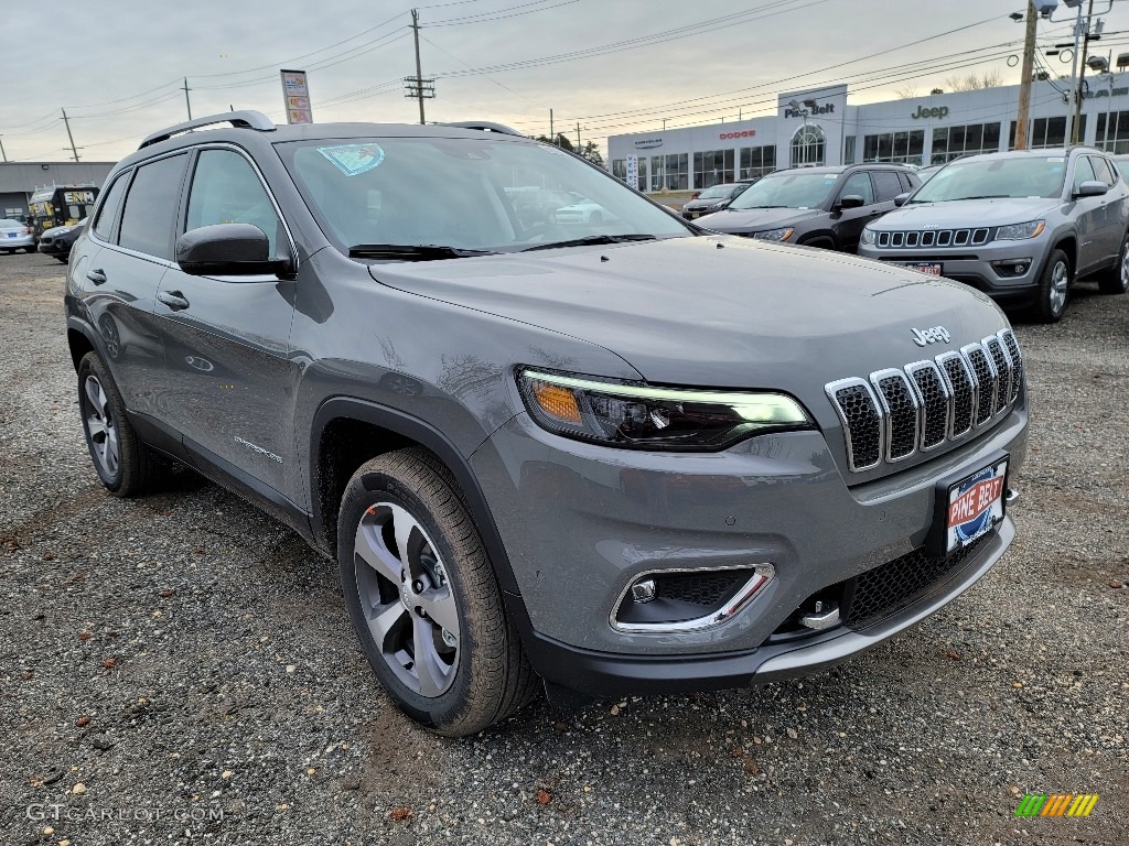2021 Cherokee Limited 4x4 - Sting-Gray / Ski Gray/Black photo #1
