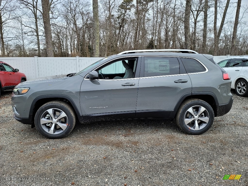2021 Cherokee Limited 4x4 - Sting-Gray / Ski Gray/Black photo #3
