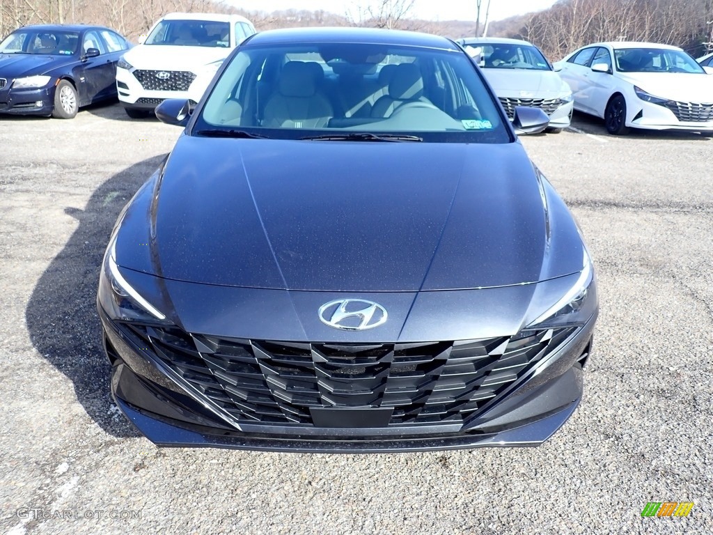 2021 Elantra SEL - Portofino Gray / Medium Gray photo #4