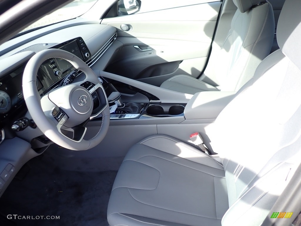 2021 Elantra SEL - Portofino Gray / Medium Gray photo #10