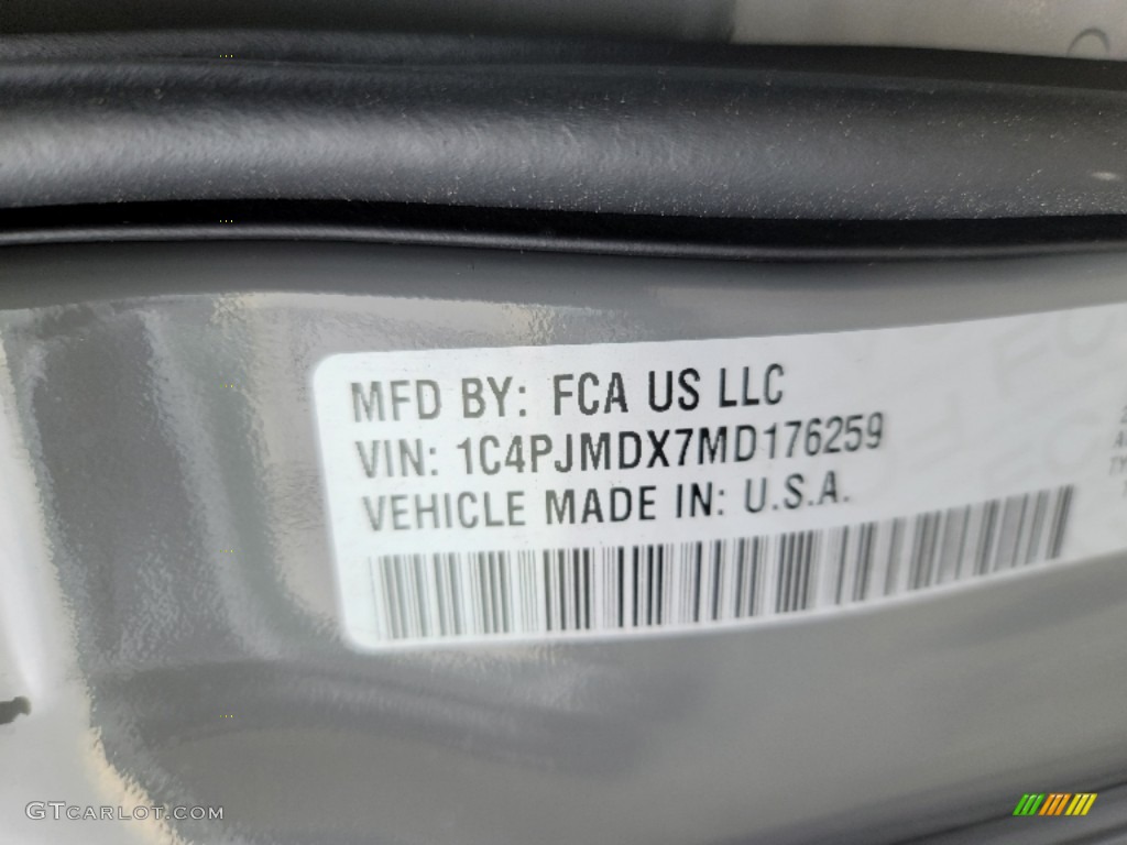 2021 Cherokee Limited 4x4 - Sting-Gray / Ski Gray/Black photo #10