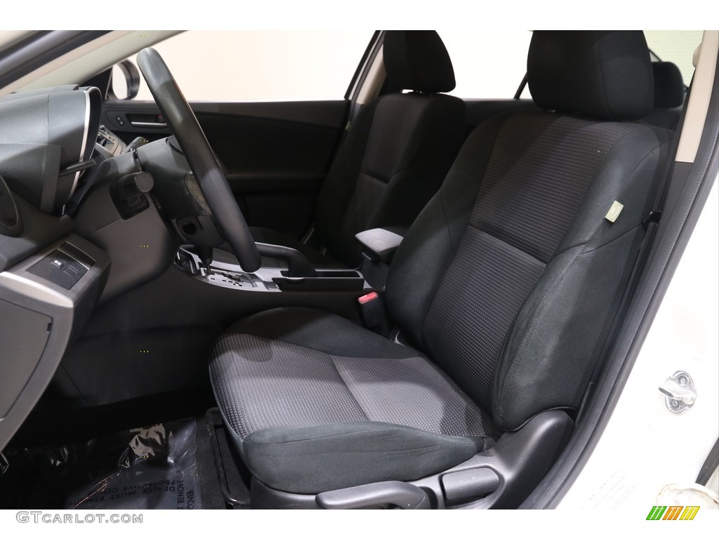 2013 MAZDA3 i Sport 4 Door - Crystal White Pearl Mica / Black photo #5
