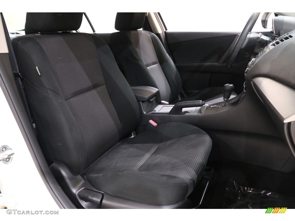 2013 MAZDA3 i Sport 4 Door - Crystal White Pearl Mica / Black photo #14