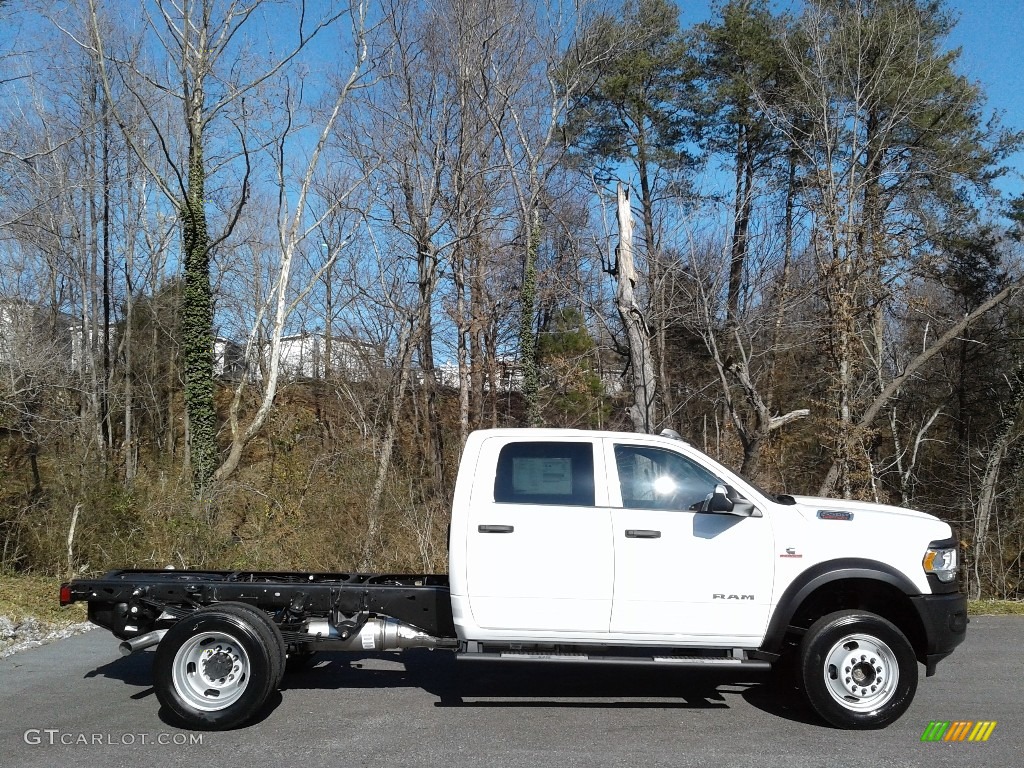 Bright White 2021 Ram 5500 Tradesman Crew Cab 4x4 Chassis Exterior Photo #140815436